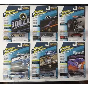 Johnny Lightning Classic Gold Collection 2022 Release 2, Set of 6 Cars Version A